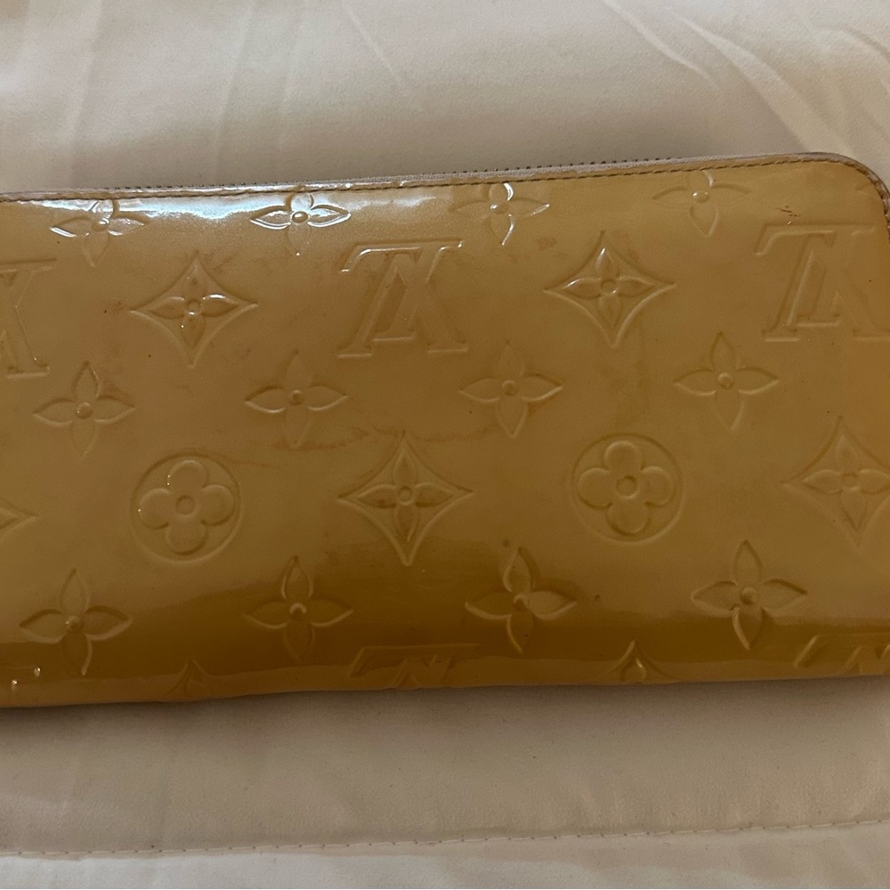 Louis Vuitton Tan Embossed Leather Wallet
